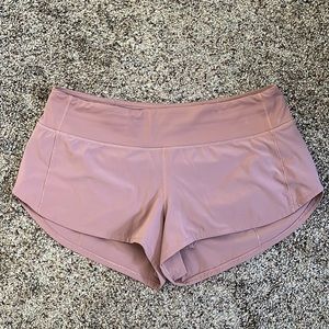 Lululemon Speed shorts, size 8